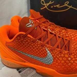 Nike Men's Orange Basketball Shoes